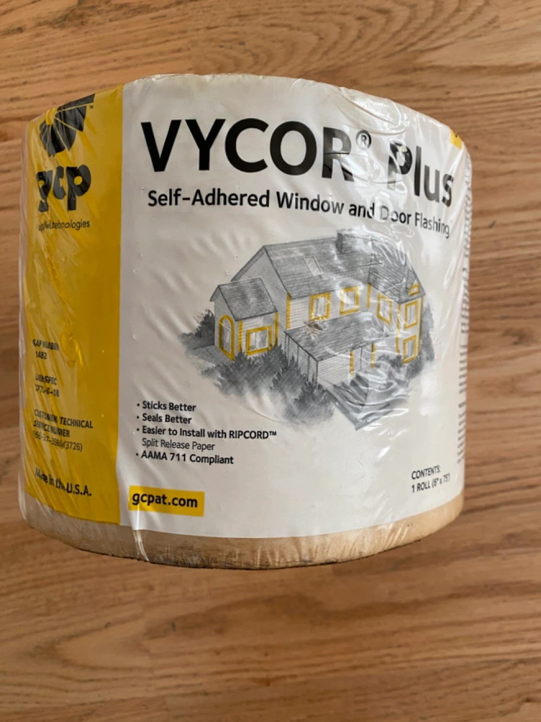 VYCOR Plus Self-Adhered Window and Door Flashing