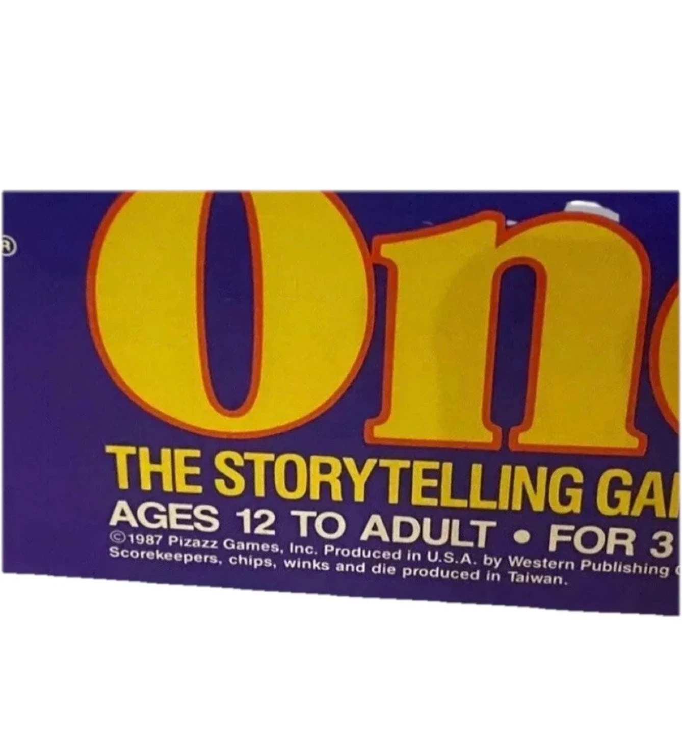 Once...The Story Telling Game for Family and Friends Games 1987 - photo 2