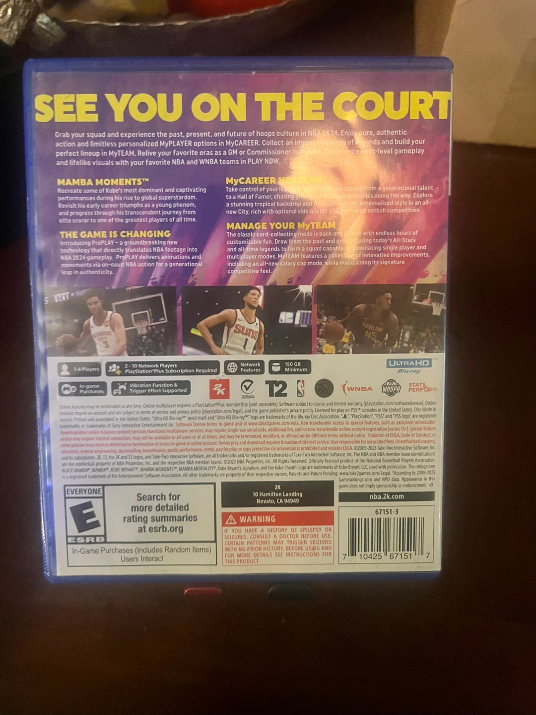 NBA 2K24 Kobe Bryant Edition PS5 - photo 2
