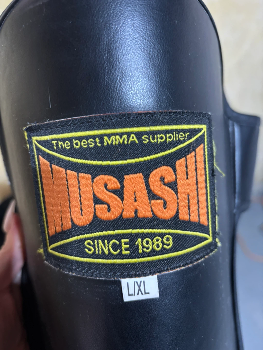 MUSASHI MMA Shin Guards L/XL Black - photo 2