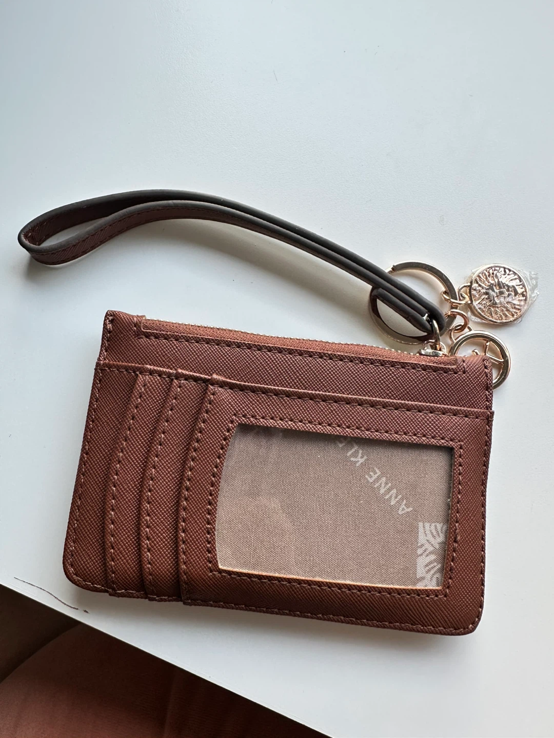 Anne Klein Brown Card Holder with Wrist Strap - photo 2