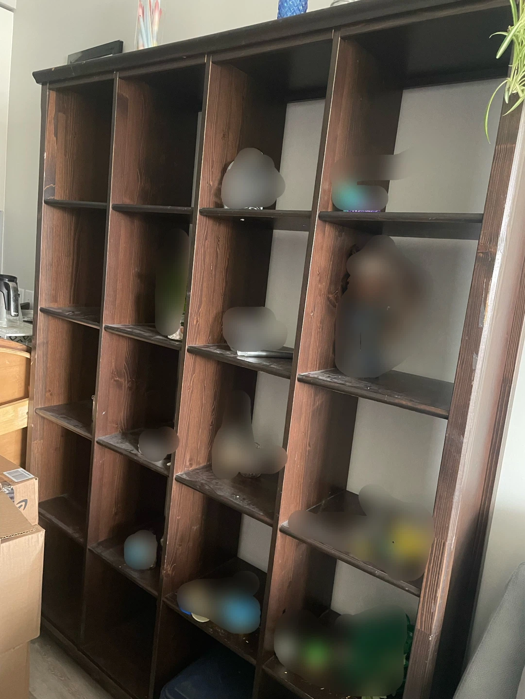 Dark Wood Large Bookshelf