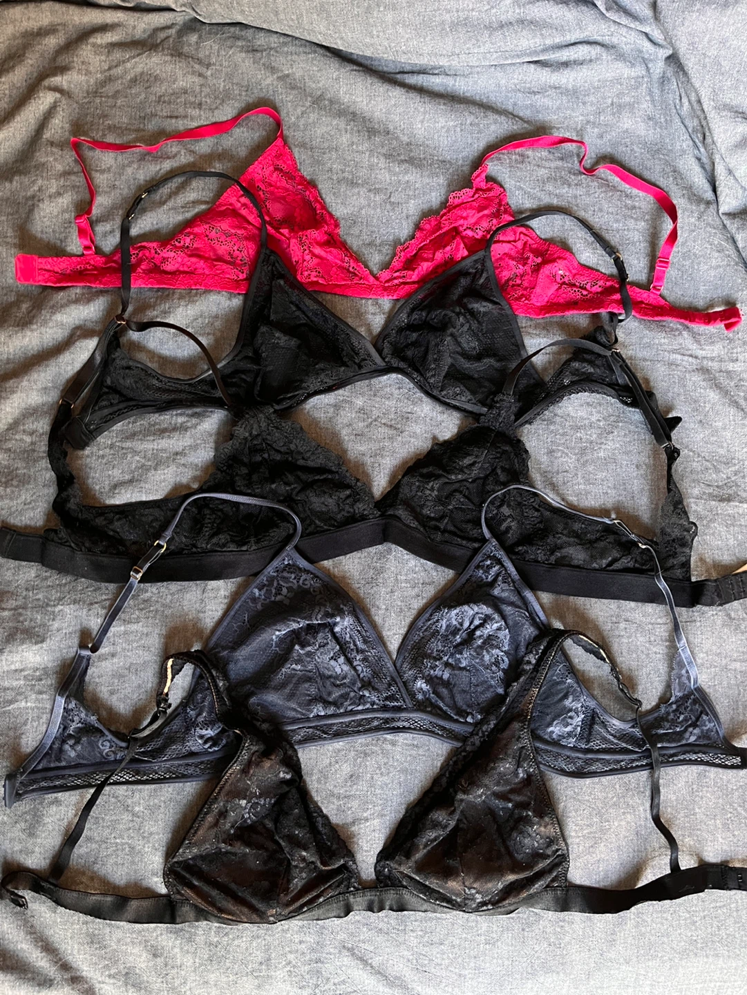 Bralette bundle, sizes L/XL