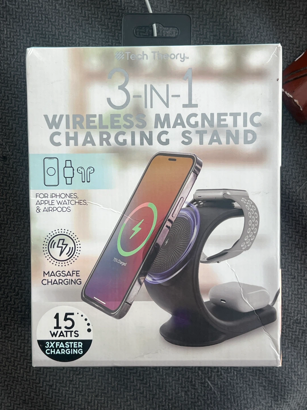 Tech Theory 3-in-1 Wireless Magnetic Charging Stand