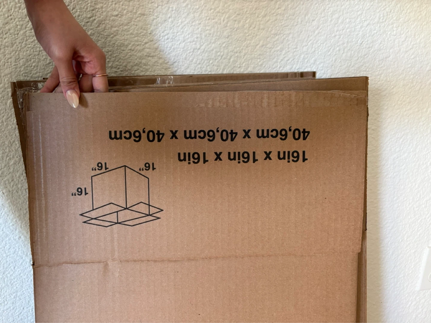 16" x 16" x 16" / 5 Cardboard Boxes - photo 2