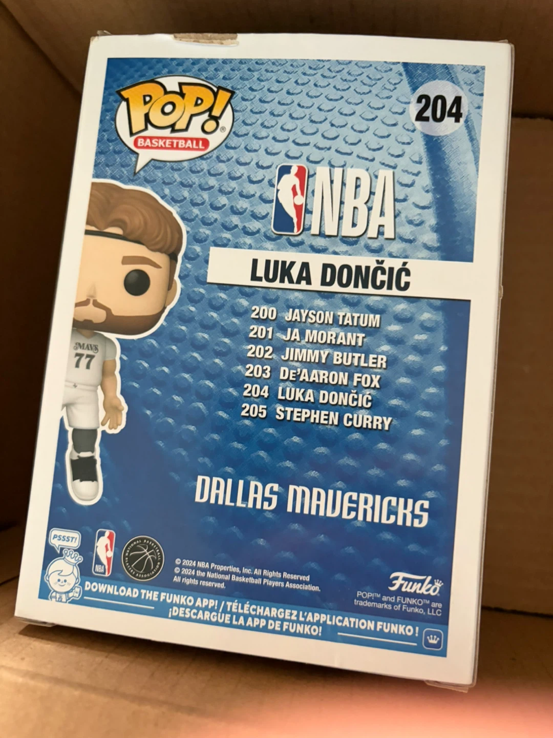 Brand new Funko Pop! NBA Luka Dončić #204 Vinyl Figure - photo 4