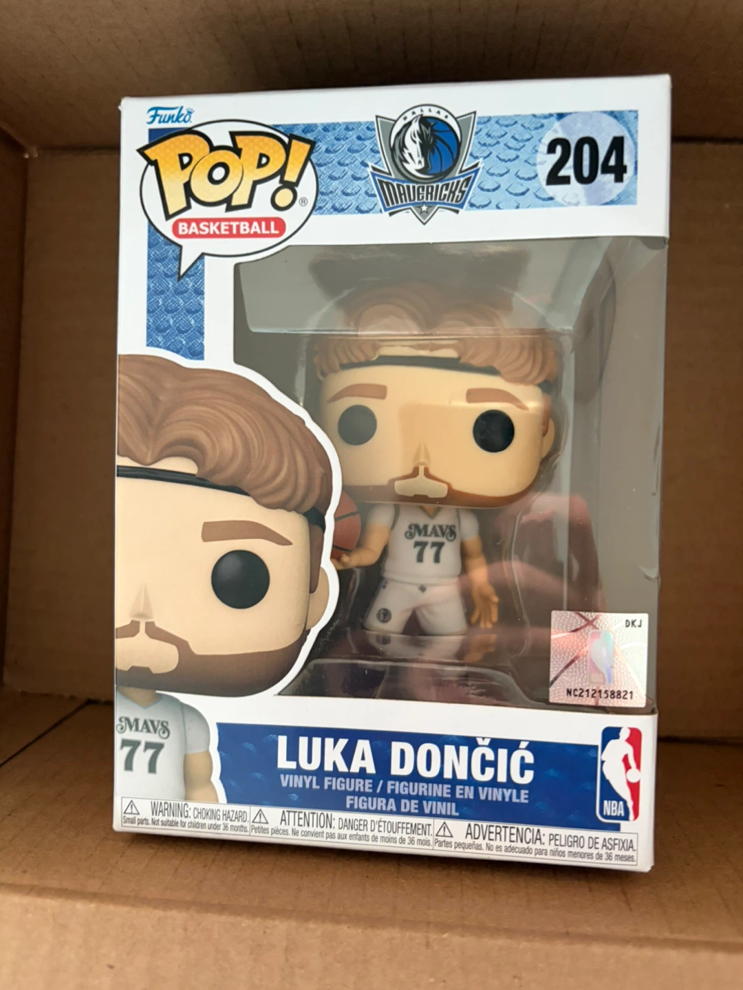 Brand new Funko Pop! NBA Luka Dončić #204 Vinyl Figure - photo 2