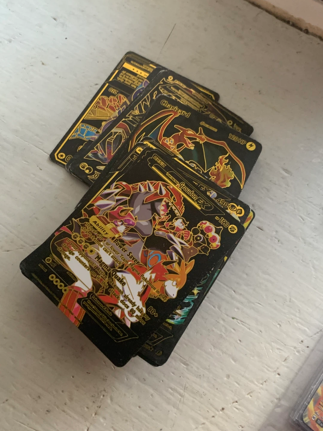 Pokemon EX Cards - Black Gold