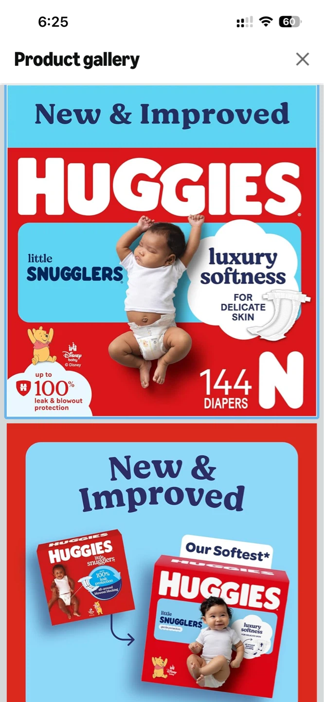 Huggies Little Snugglers Diapers new born - photo 3