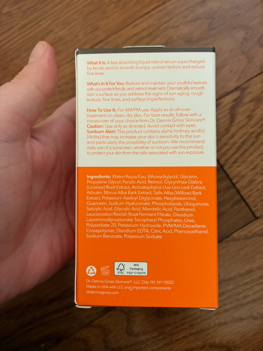 Dr Dennis Gross Ferulic + Retinol Smoothing Serum 1.0 oz - photo 3