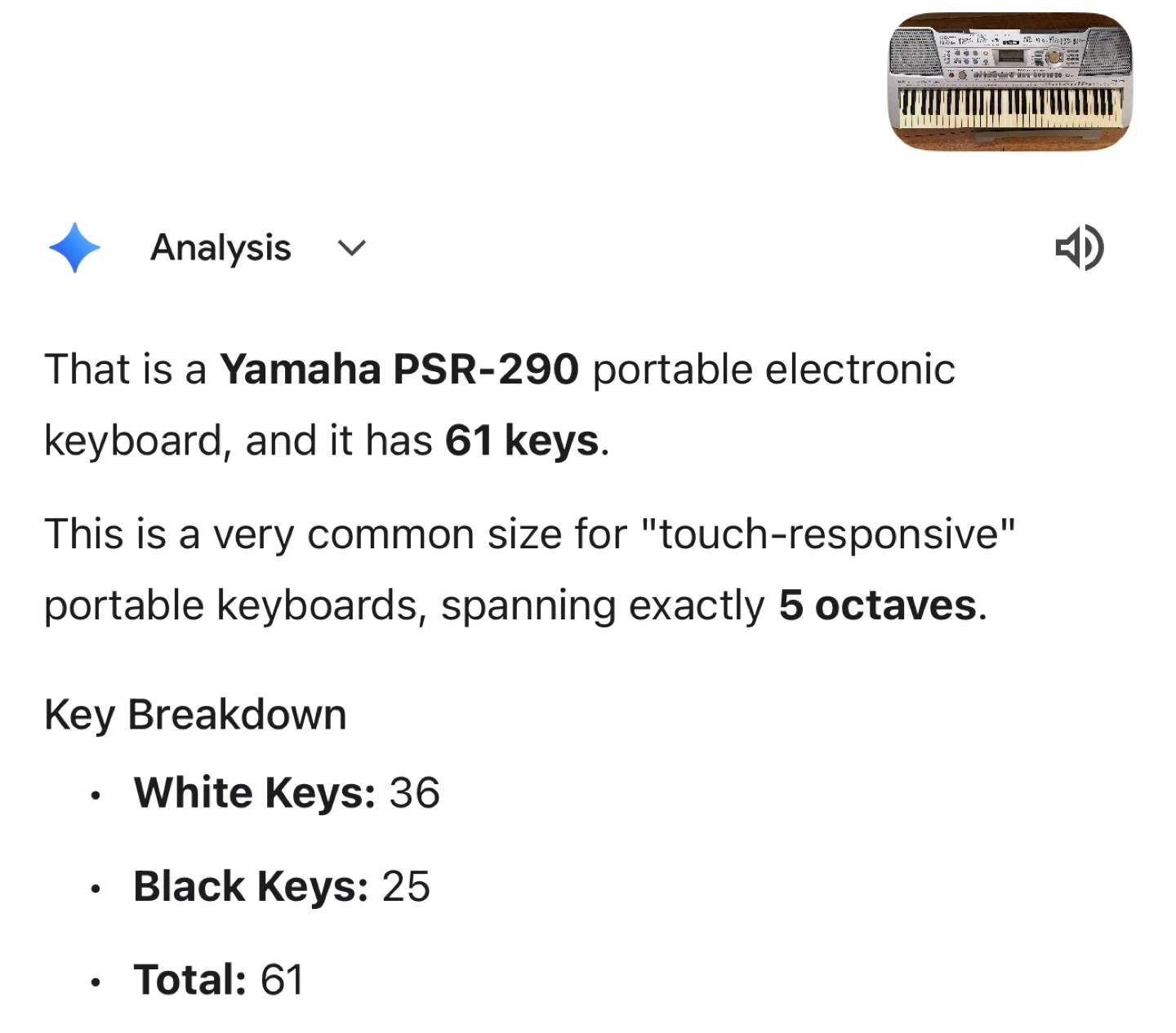 Yamaha PSR-290 Keyboard - photo 3