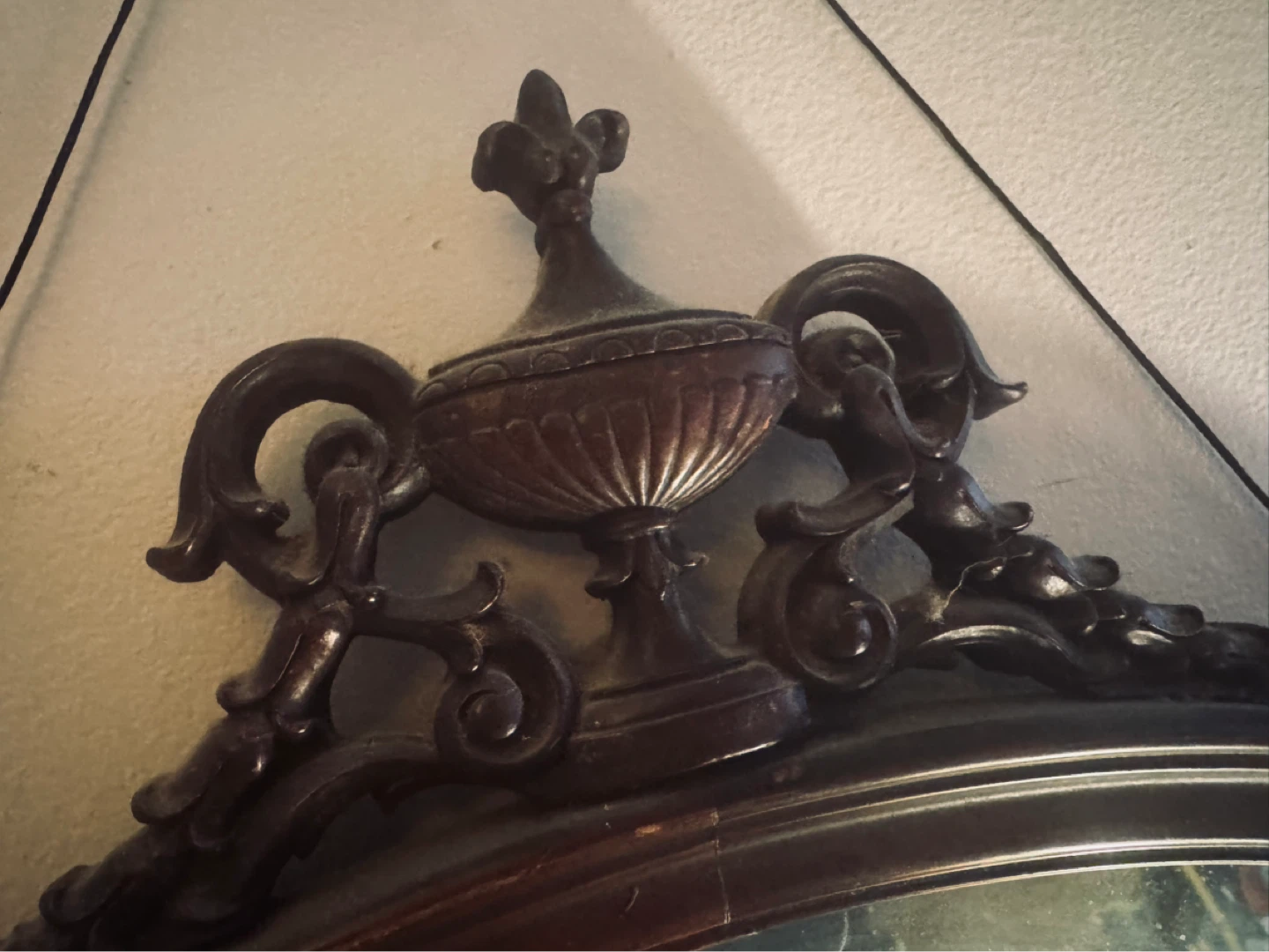 Antique Chippendale revival mirror - photo 2