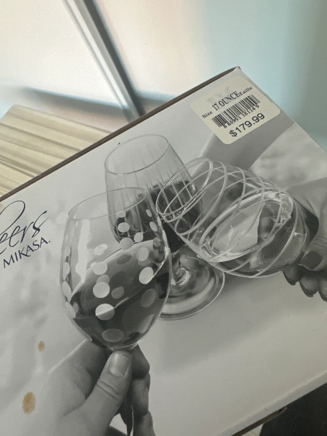 Mikasa Cheers Set of 8 Stemless Wine Glasses - photo 2