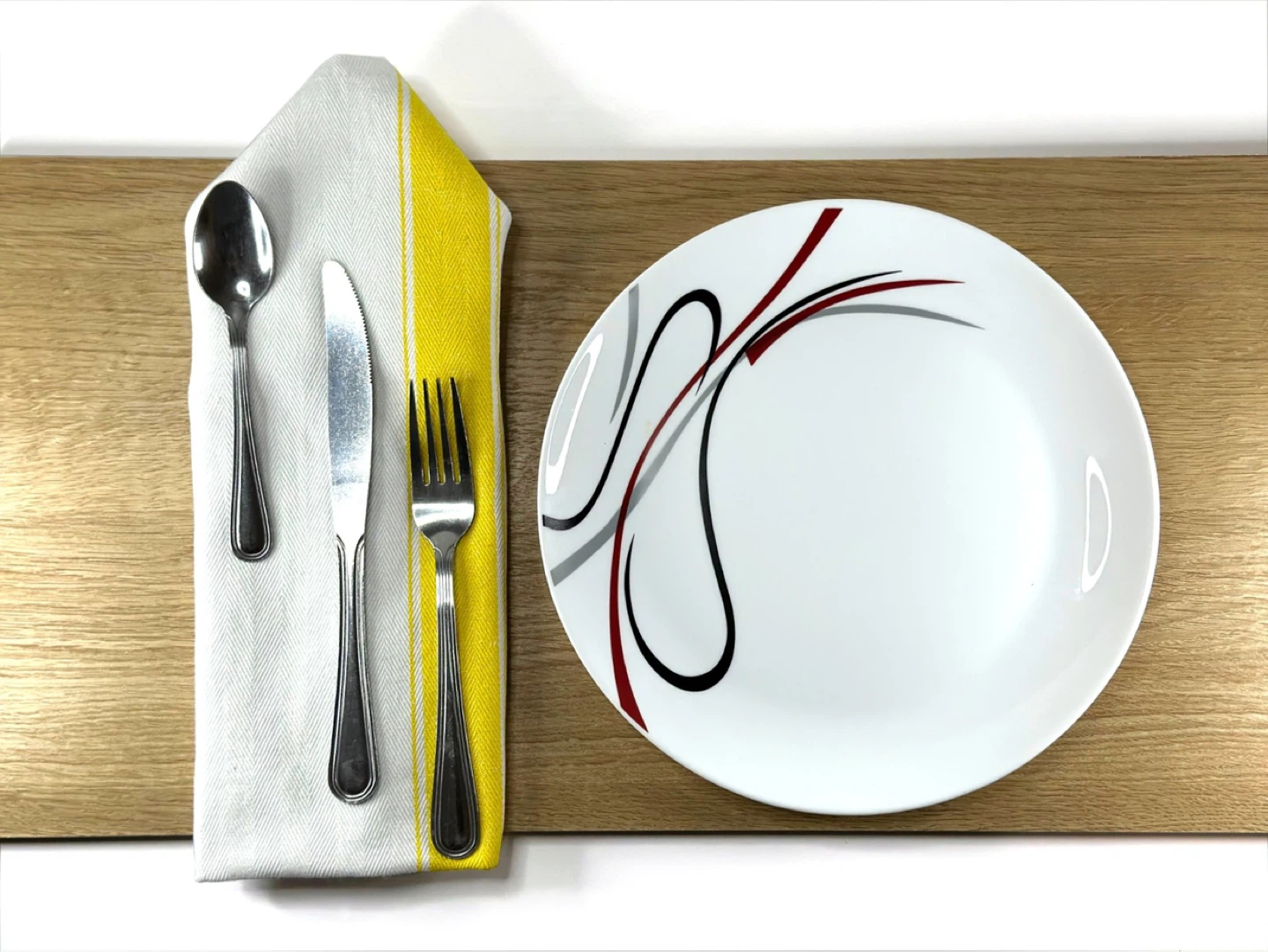 Smartz 3-Pack Cotton Tea Towels - Yellow Stripe - photo 3
