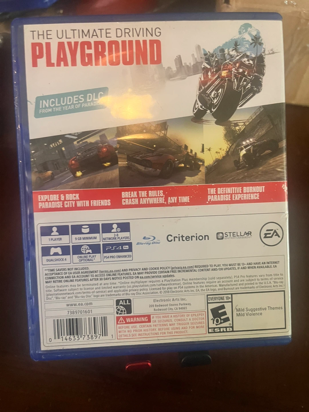 Burnout Paradise Remastered PS4 Video Game - photo 2