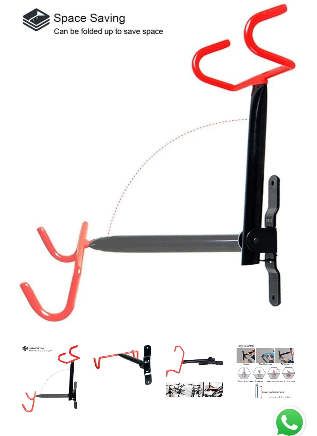 New Bicycle Wall Mount/ Stand Hook Holder - photo 2