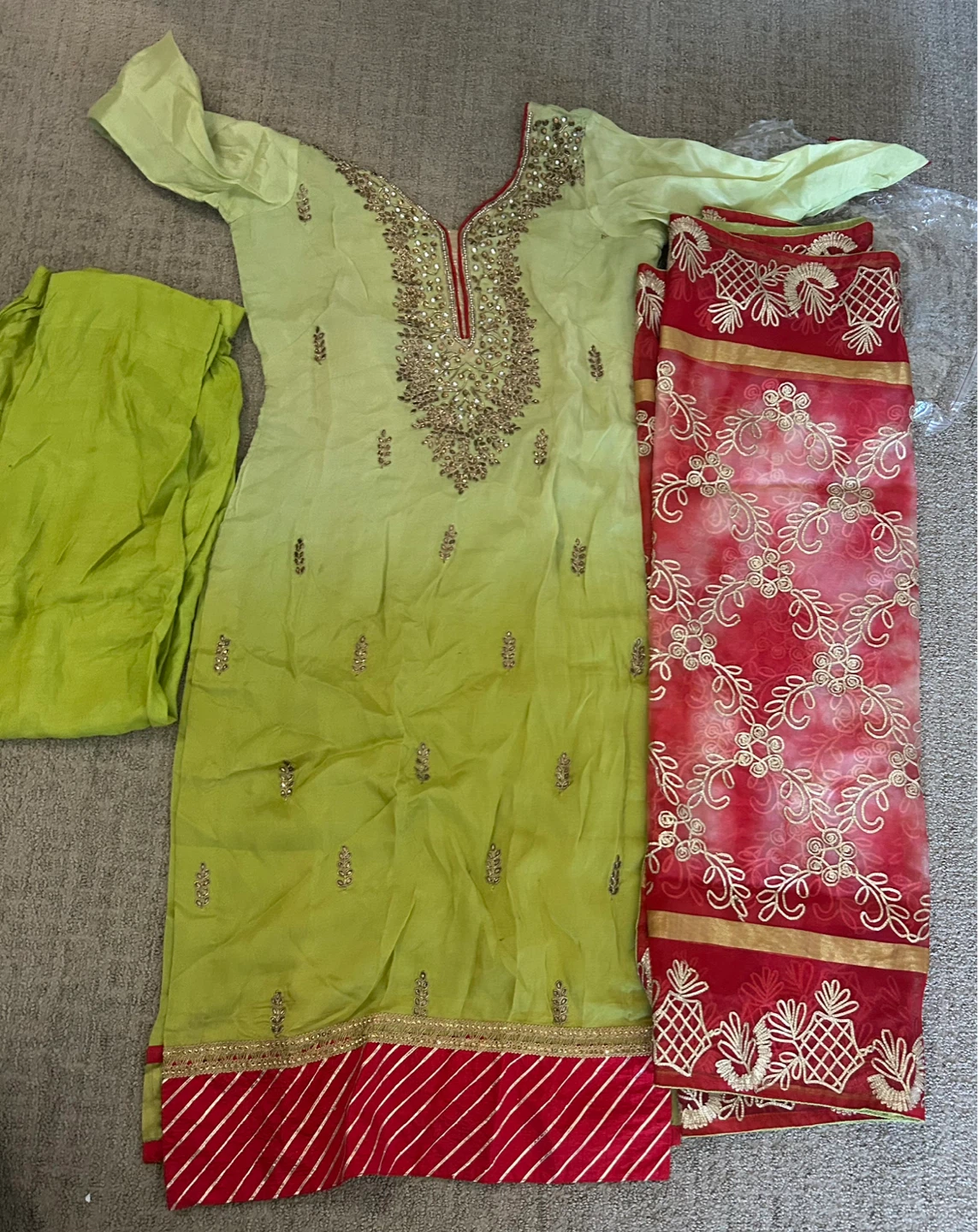 Bundle of 3 Women's Salwar Kameez Outfits