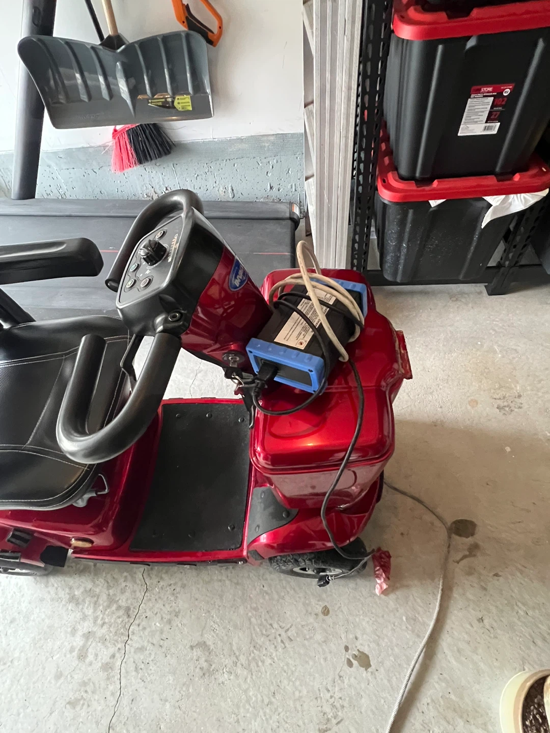Invacare Red Mobility Scooter - photo 3