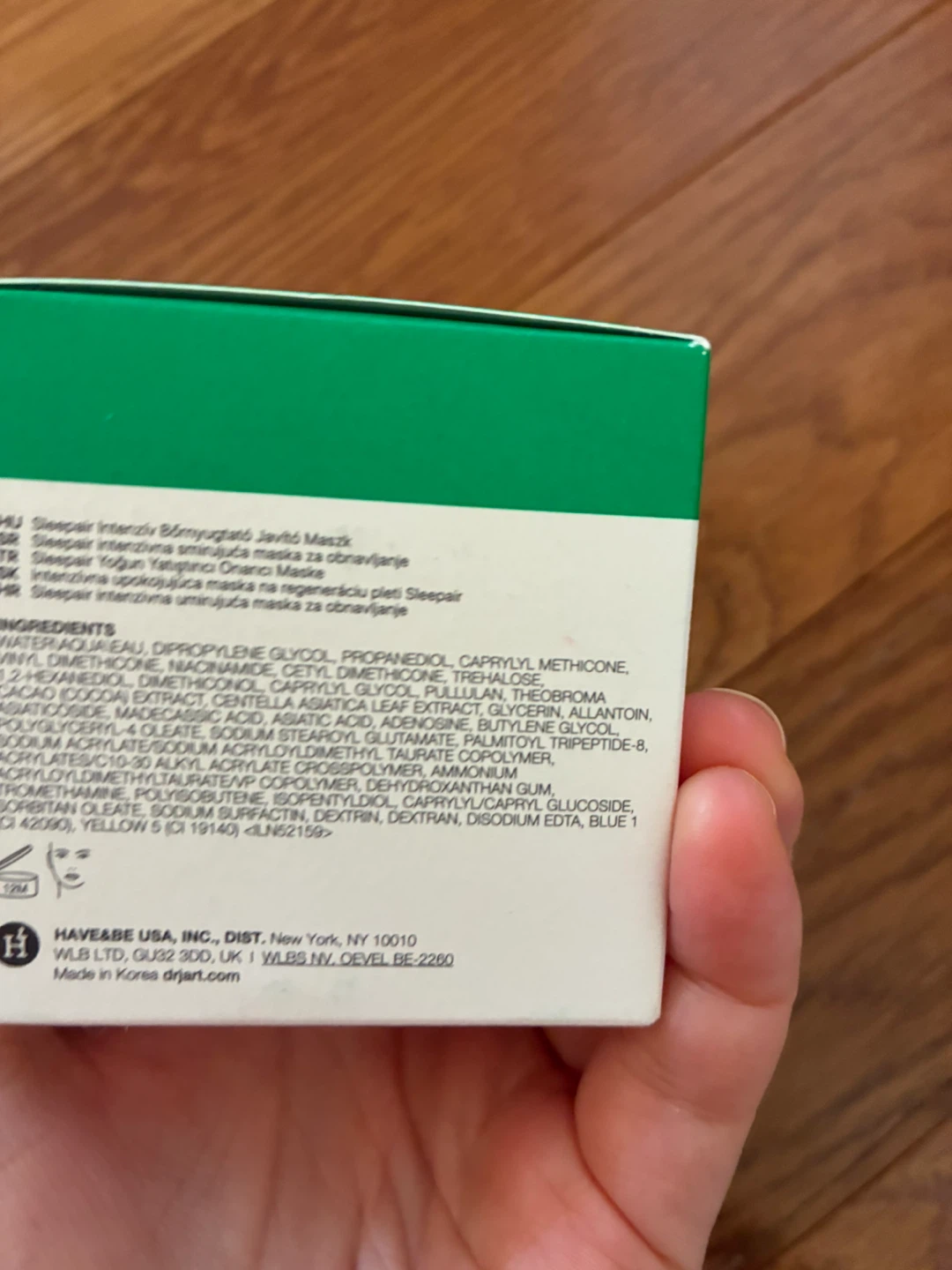 Dr. Jart+ Cicapair Sleepair Intensive Soothing Repair Mask 75mL - photo 5