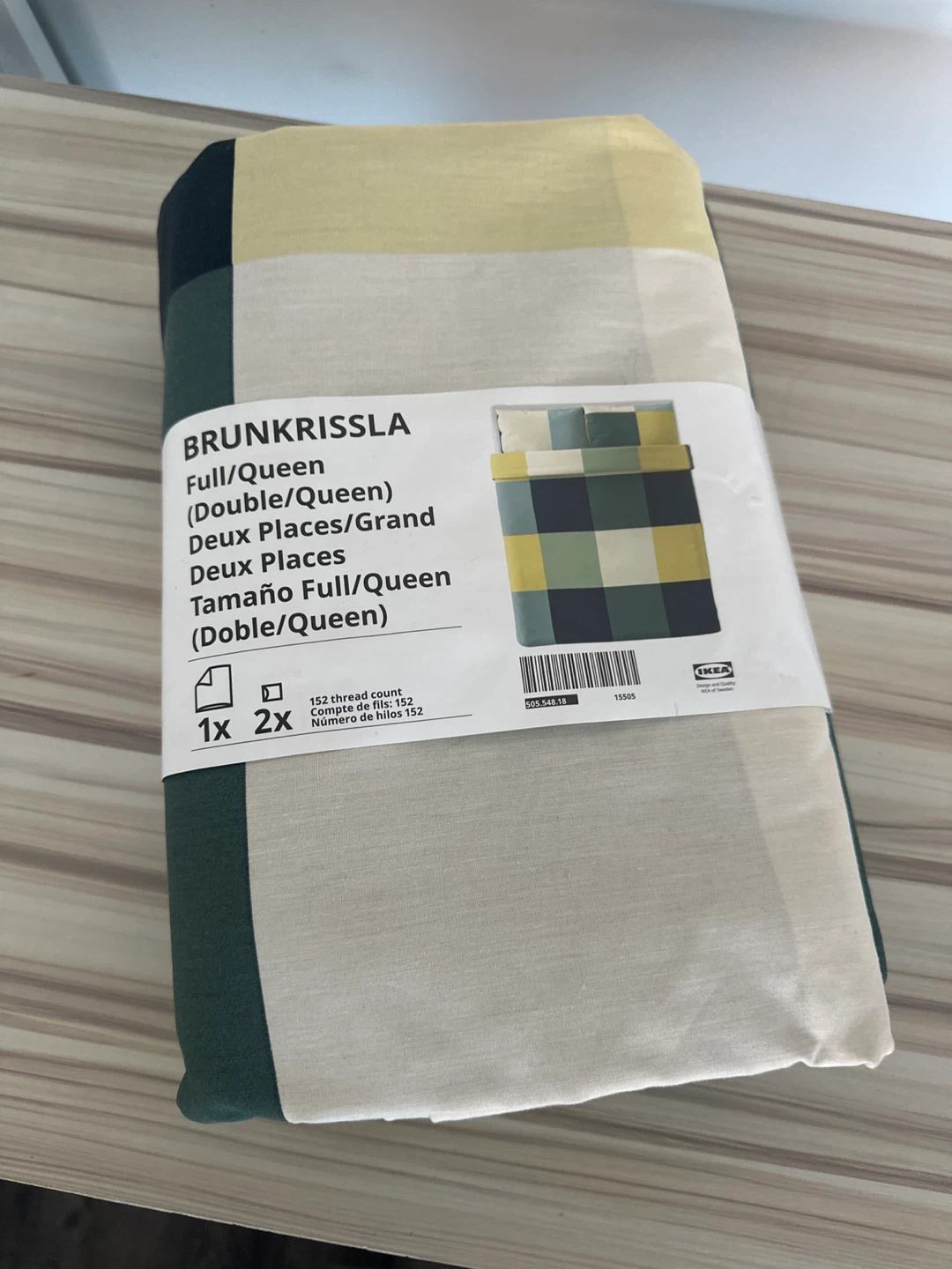 IKEA BRUNKRISSLA Full/Queen Duvet Cover Set