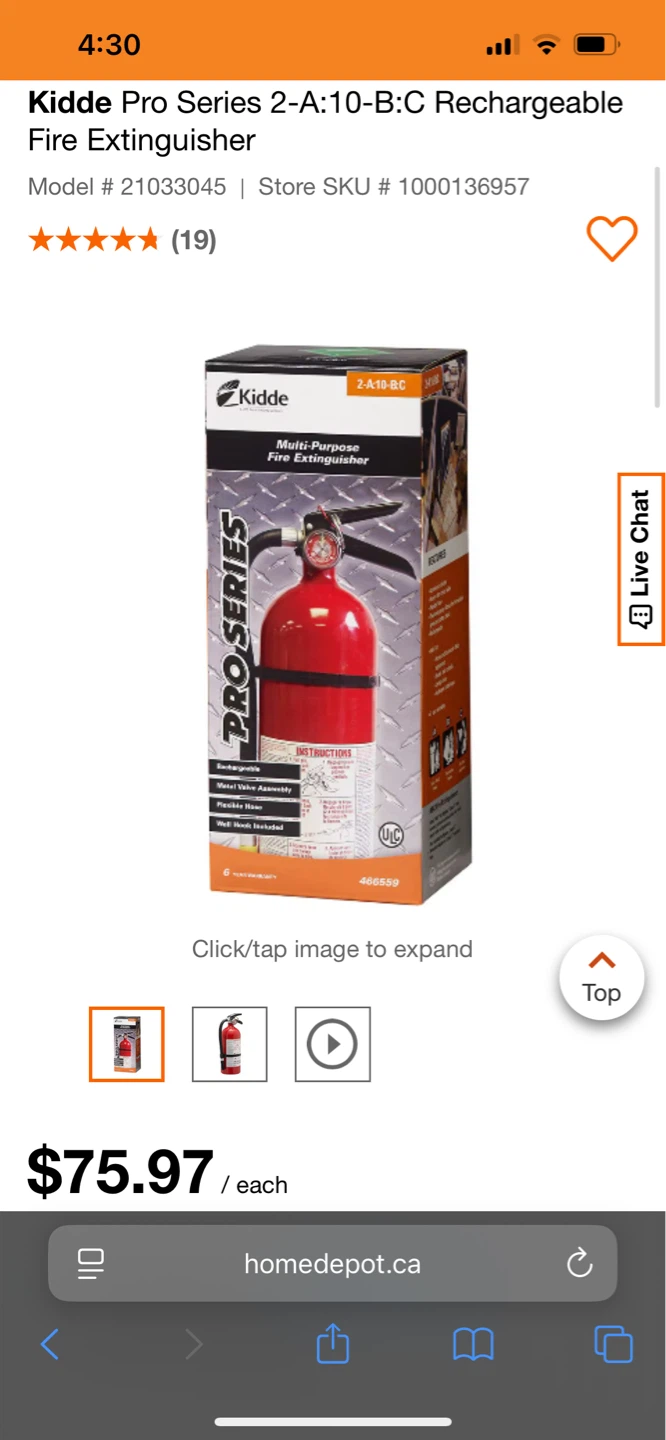 New Kidde Rechargeable Fire Extinguisher - photo 4