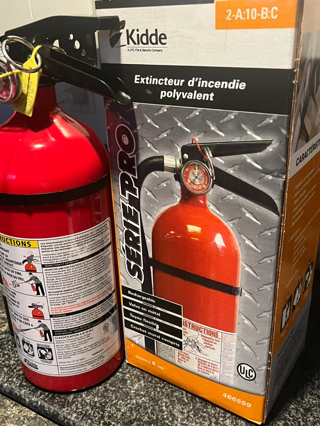 New Kidde Rechargeable Fire Extinguisher - photo 3