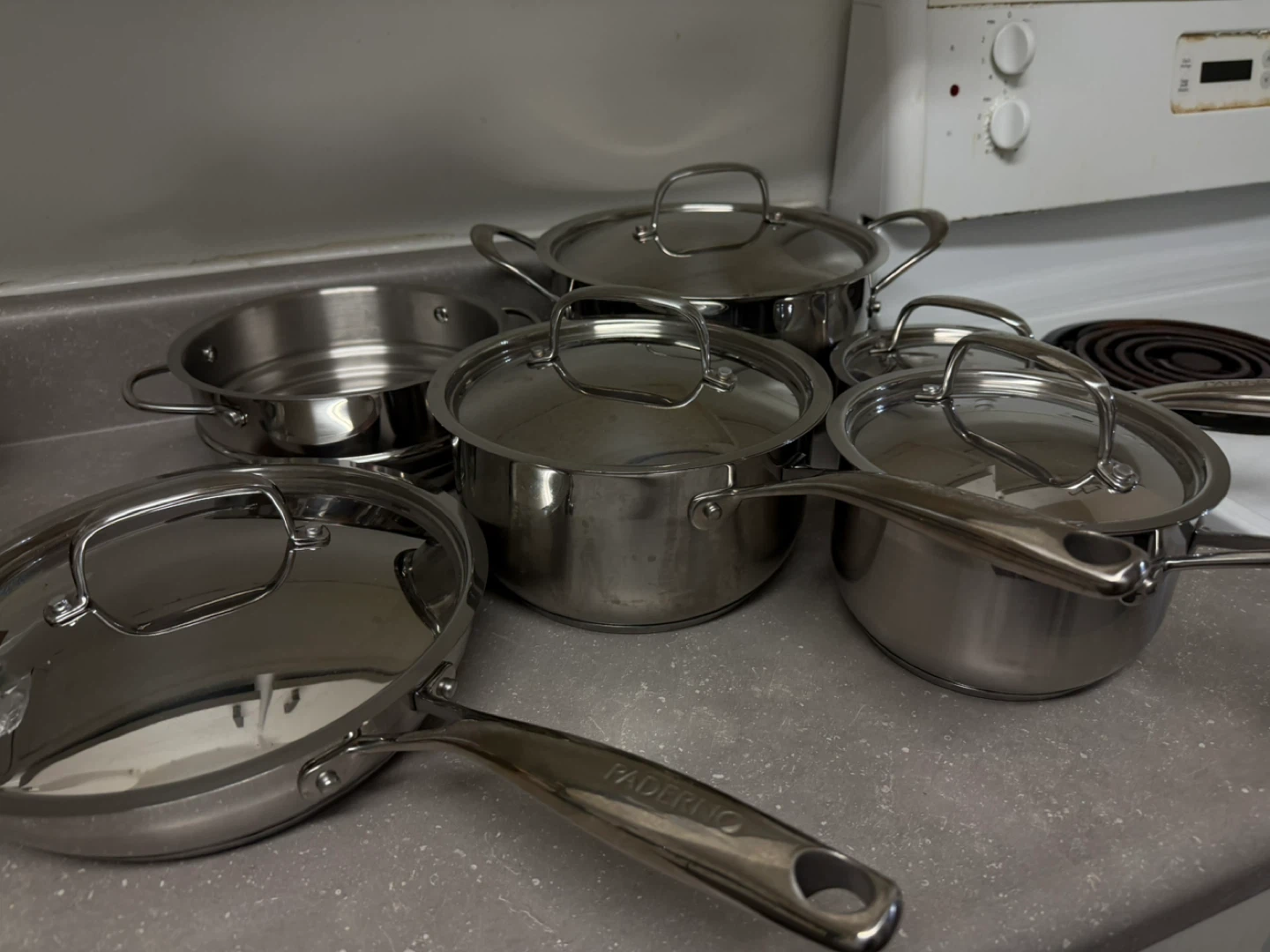 Paderno Stainless Steel Cookware Set