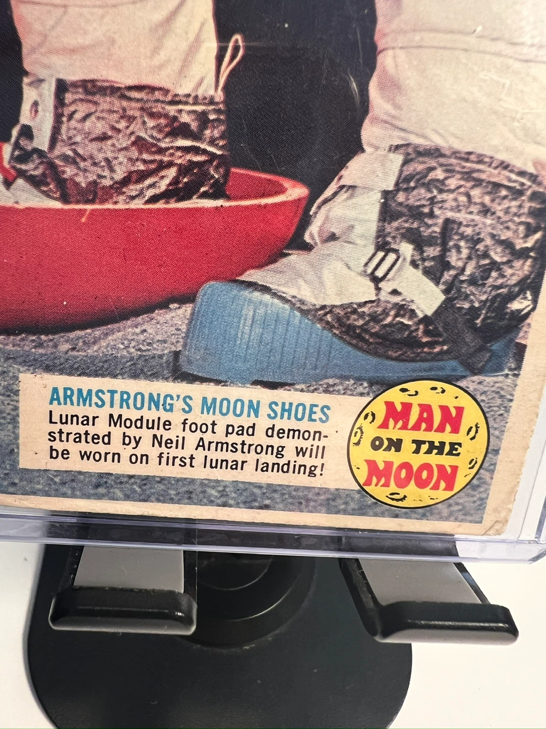 Man on the Moon Trading Card - Armstrong's Moon Shoes - photo 3