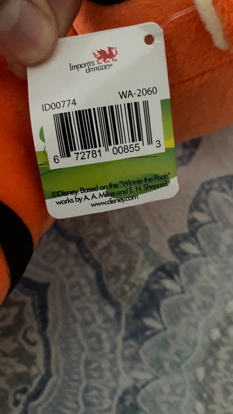 Brand new disney tigger plush! - photo 4