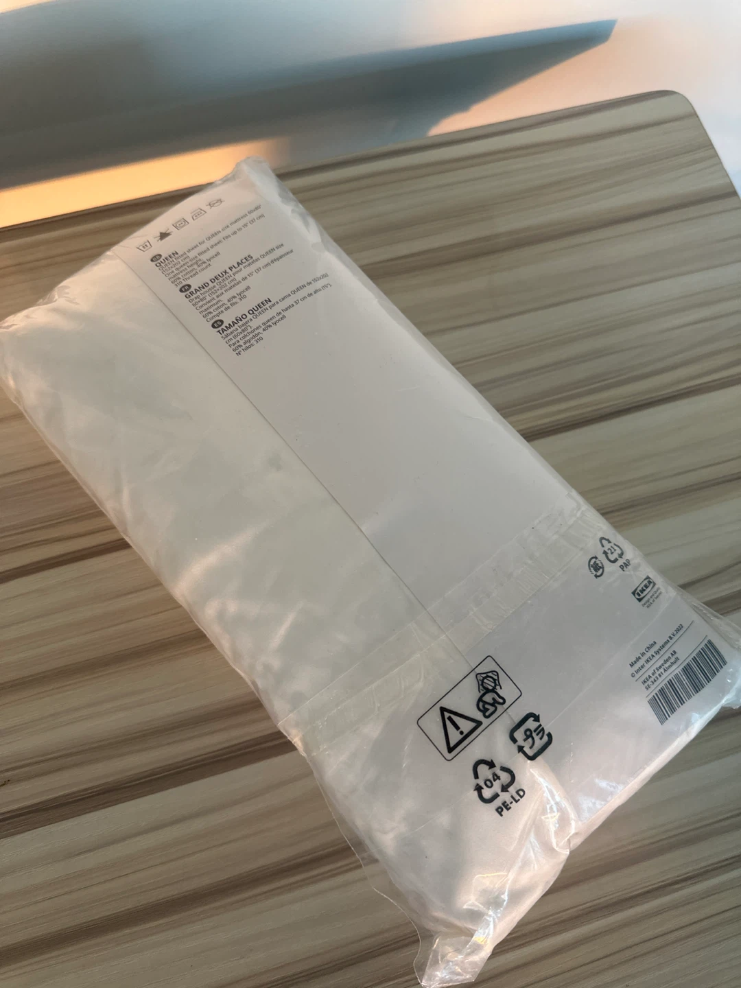IKEA NATTJASMIN Queen Sheet Set - photo 2
