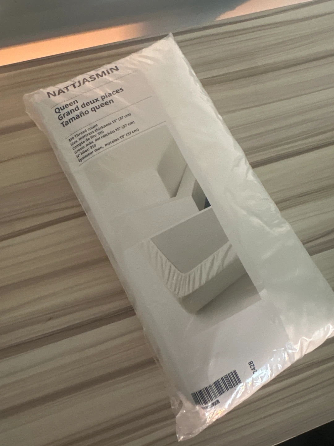 IKEA NATTJASMIN Queen Sheet Set