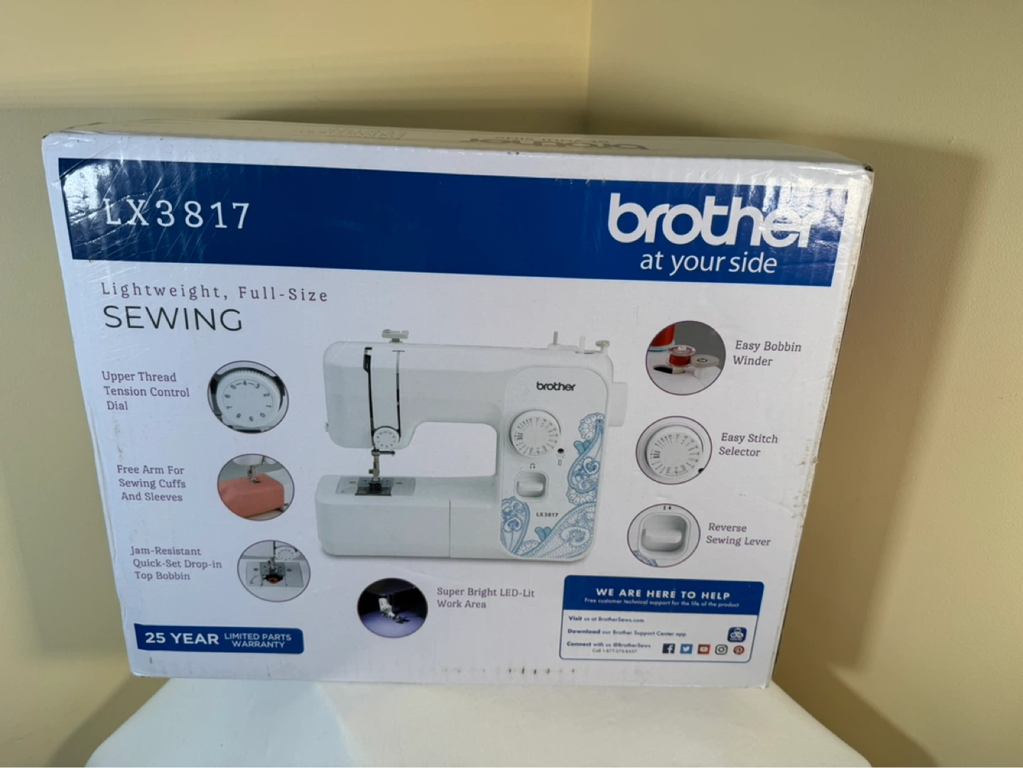 Brother LX3817 Lightweight Full-Size Sewing Machine
