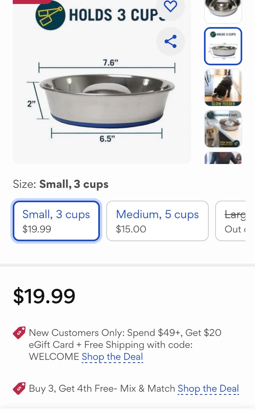 Slow Feeder Dog/Cat Bowl - photo 3