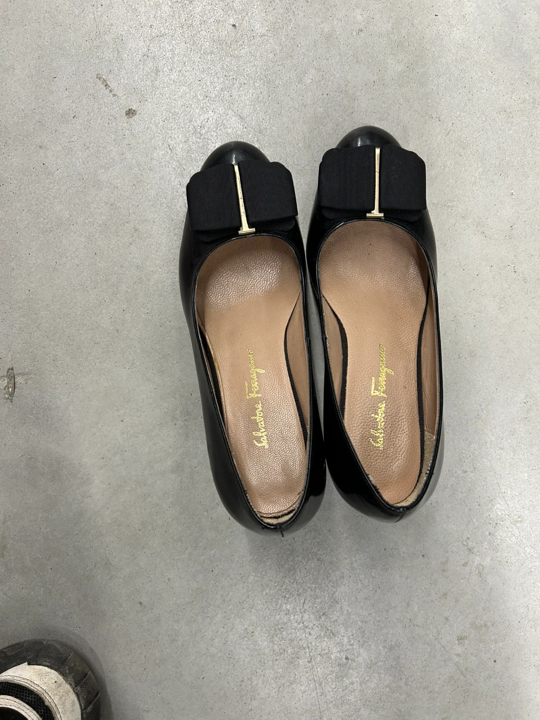 Ferragamo black heels