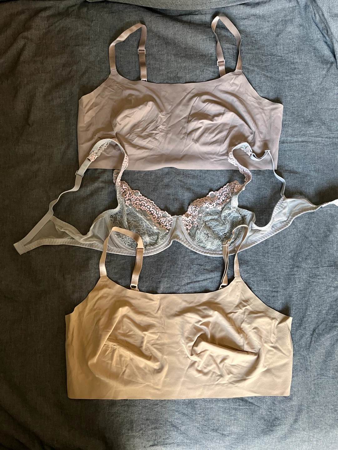 Calvin Klein bralettes, size XL