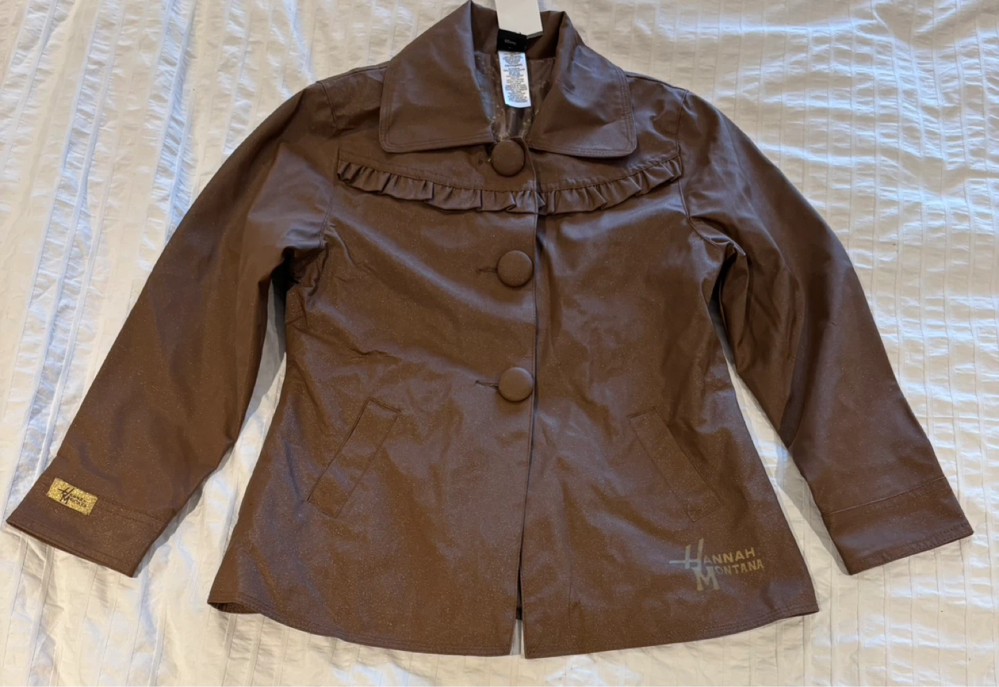 Hannah Montana Brown Jacket 6/6X