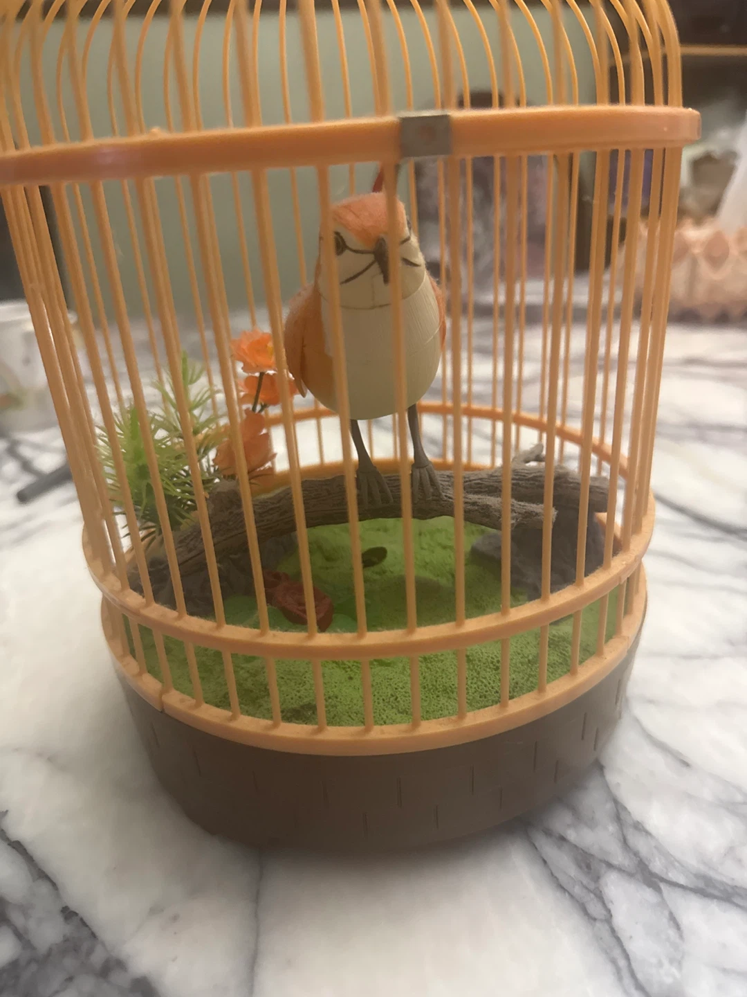 Singing Bird in Cage Toy - photo 3