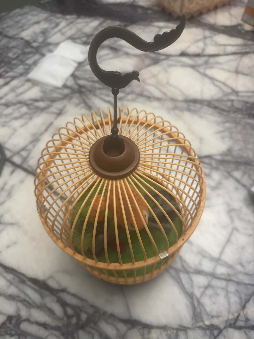 Singing Bird in Cage Toy - photo 2