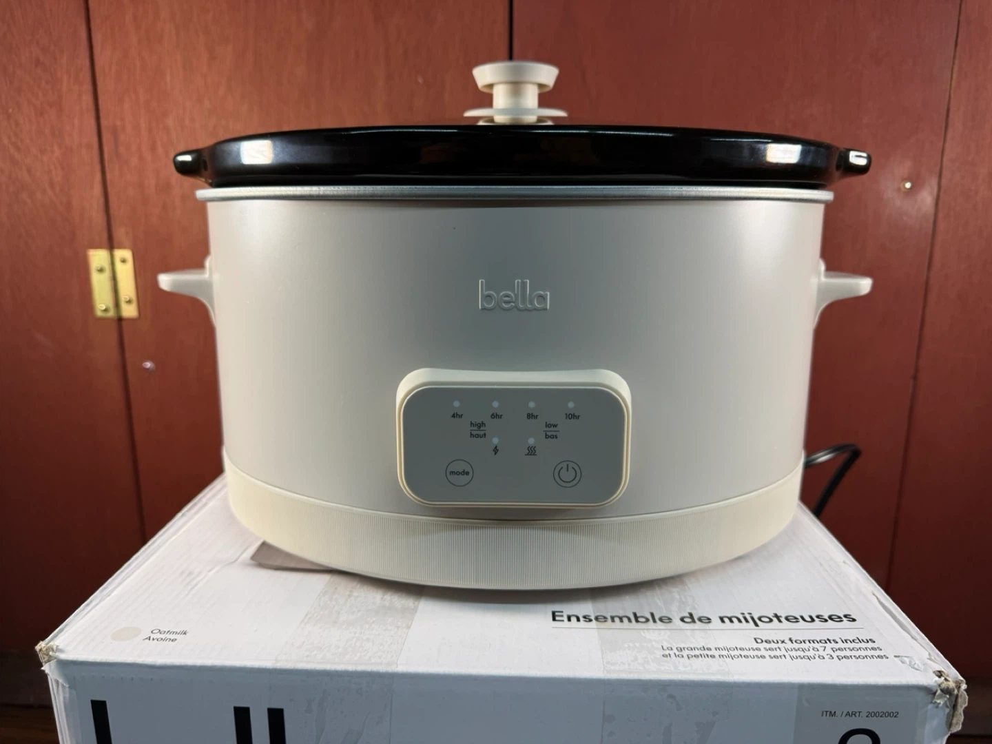 Bella 5.68 L Programmable  with 1.89 L Slow Cooker Set - photo 4
