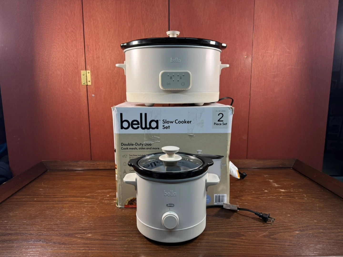 Bella 5.68 L Programmable  with 1.89 L Slow Cooker Set