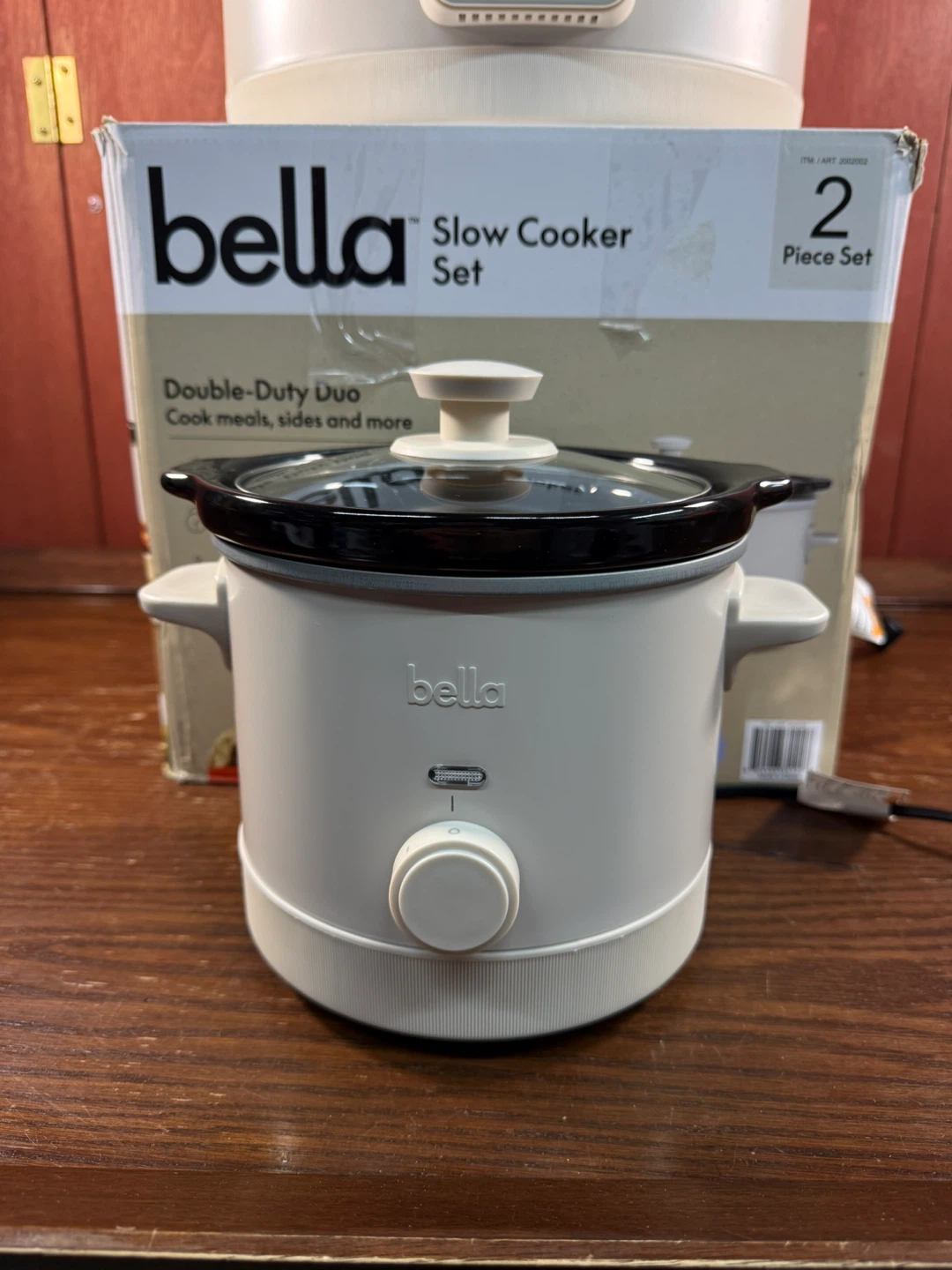 Bella 5.68 L Programmable  with 1.89 L Slow Cooker Set - photo 2