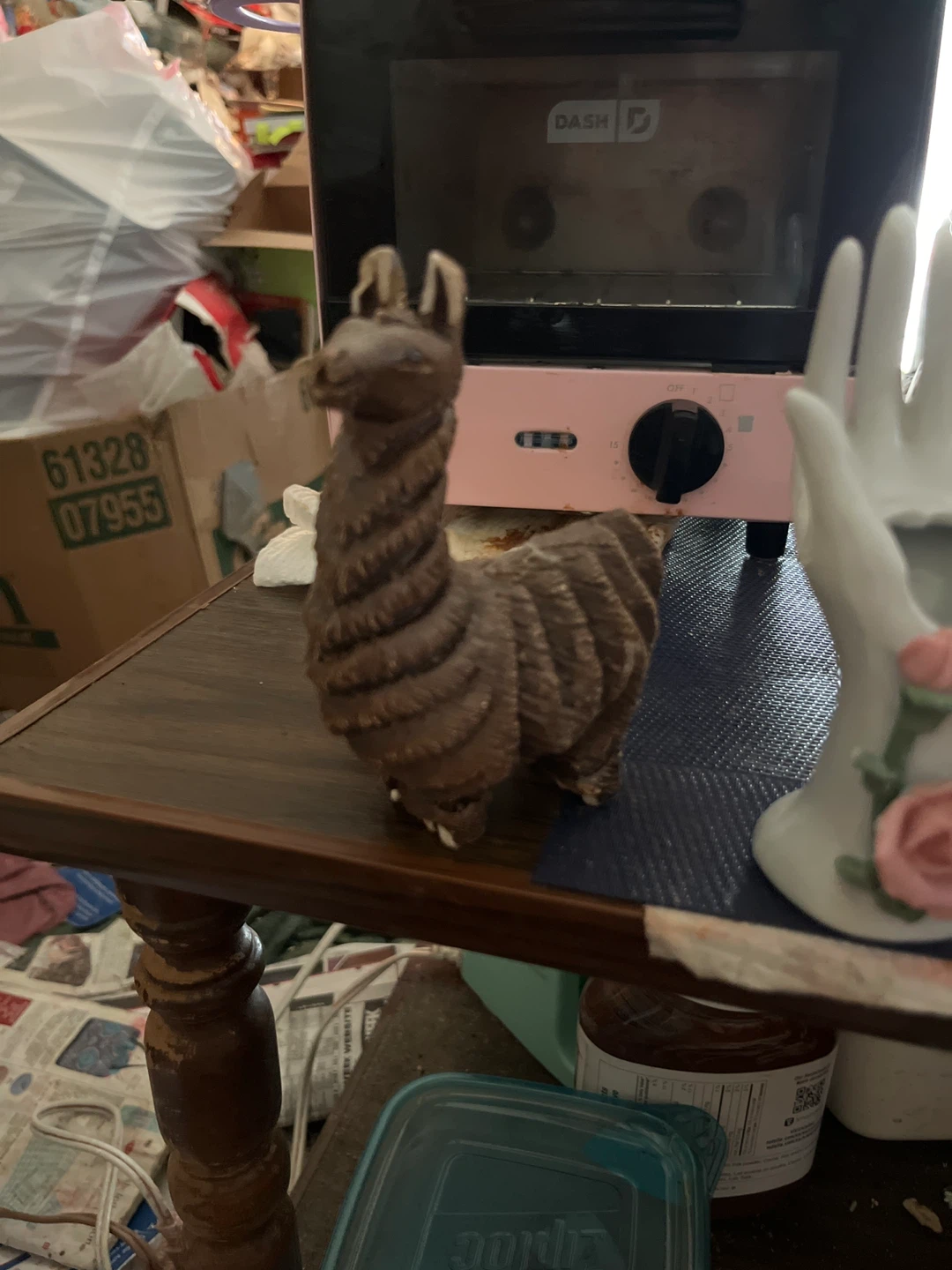 Brown Llama Figurine