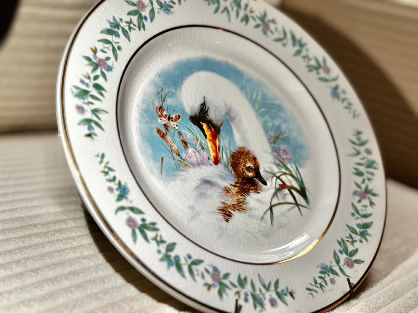 Vintage Swan Plate and Swan Planter - photo 4