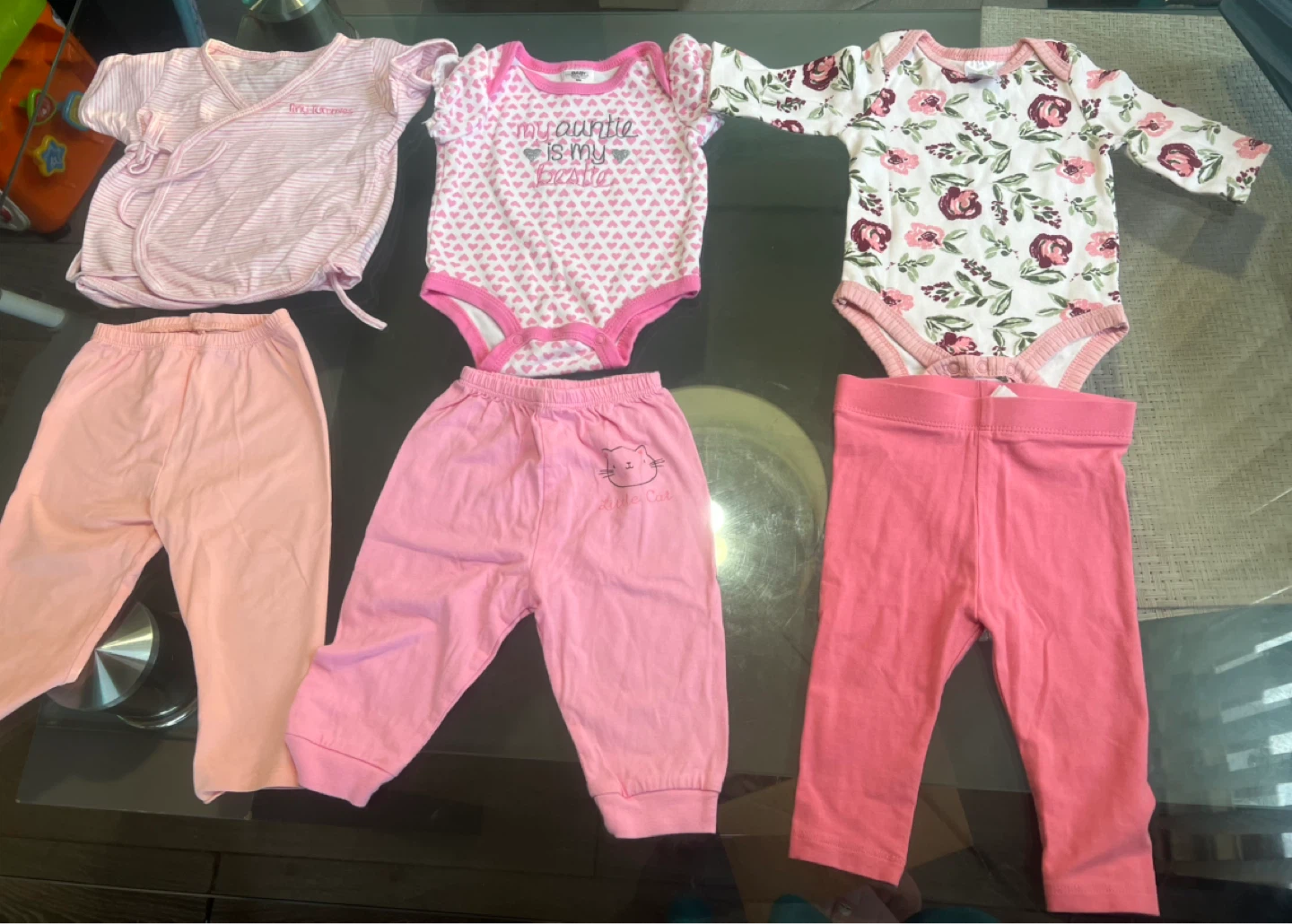 Baby Girl Clothes Bundle (0-6mos) - photo 2