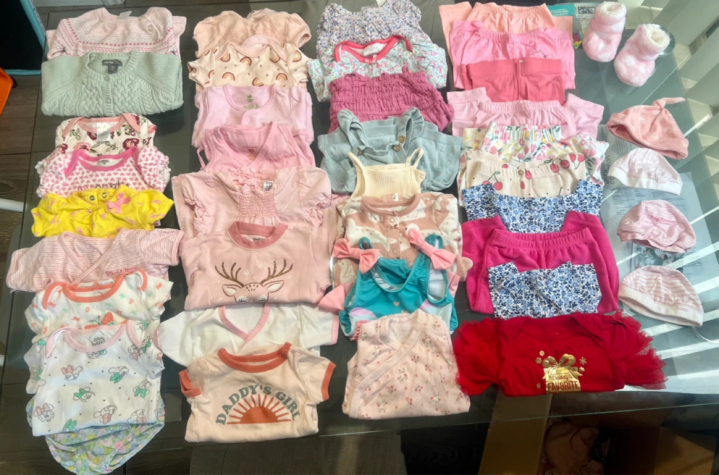 Baby Girl Clothes Bundle (0-6mos)