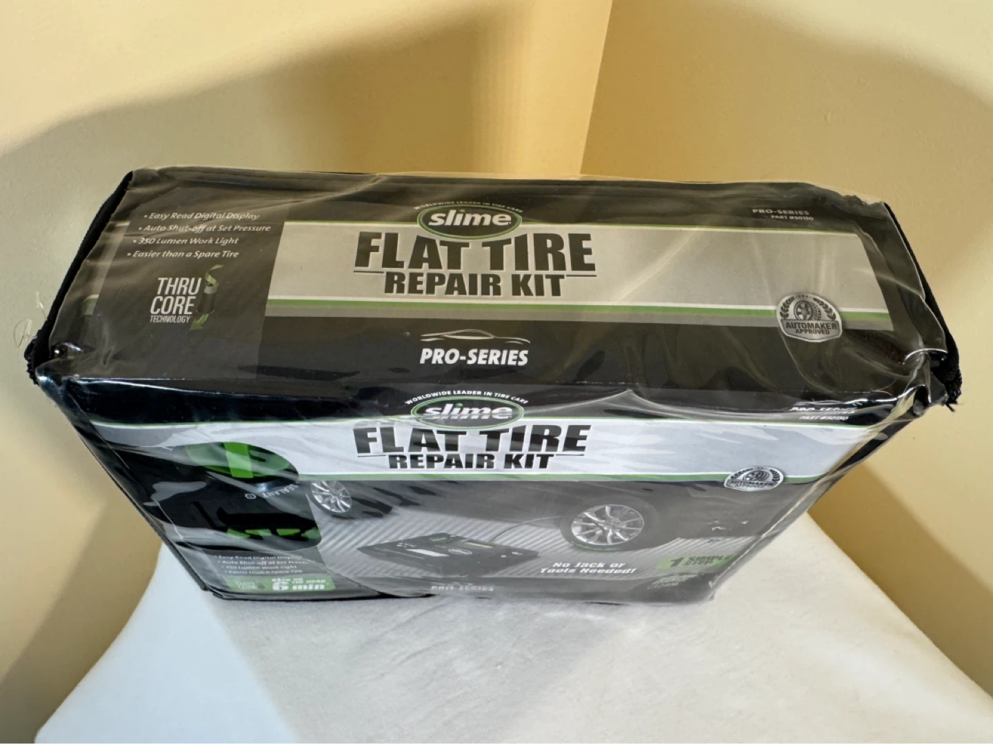 Slime Pro-Series Flat Tire Repair Kit with Inflator - photo 2