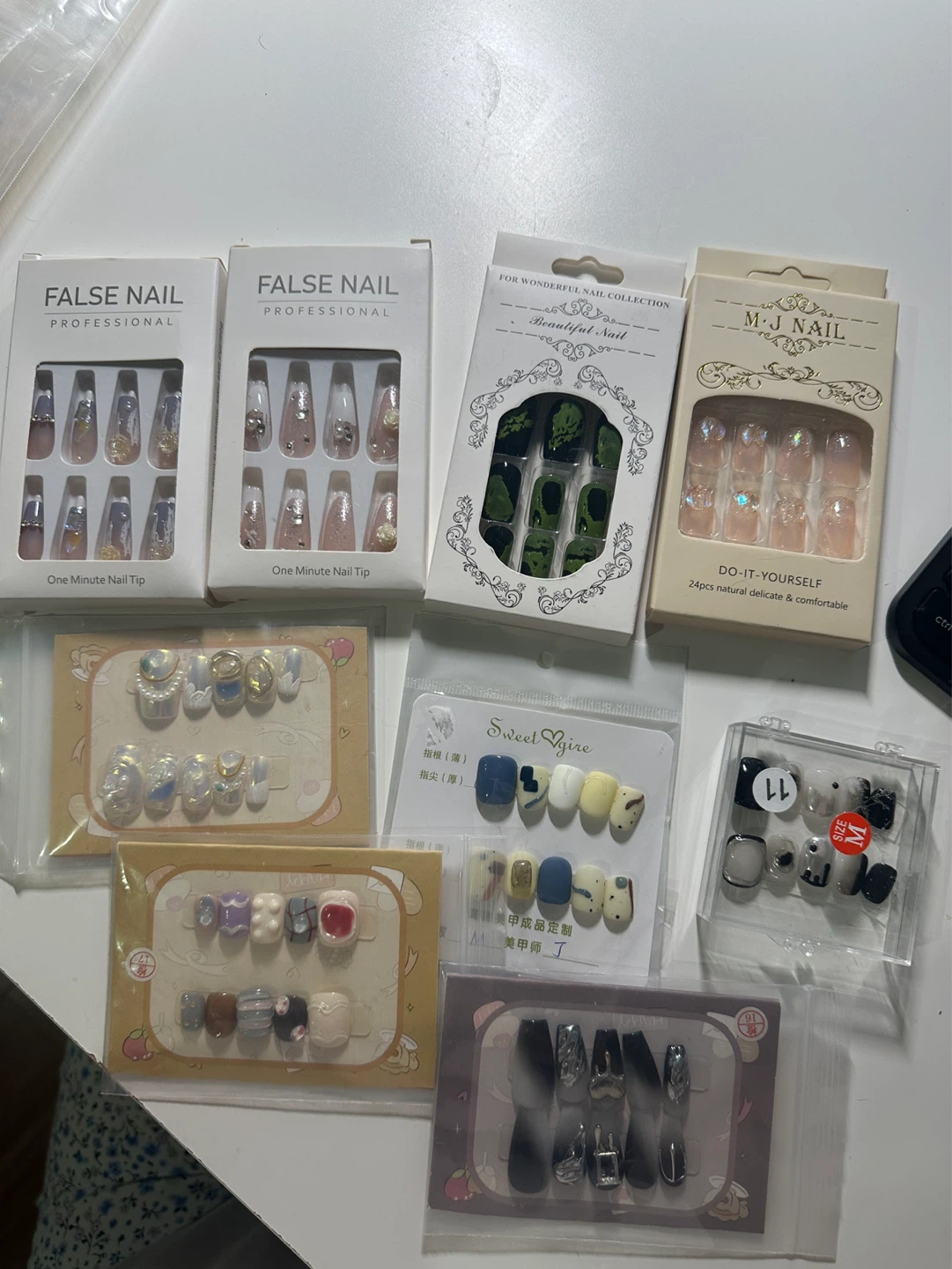 Assorted Press On Nail Sets $5 each