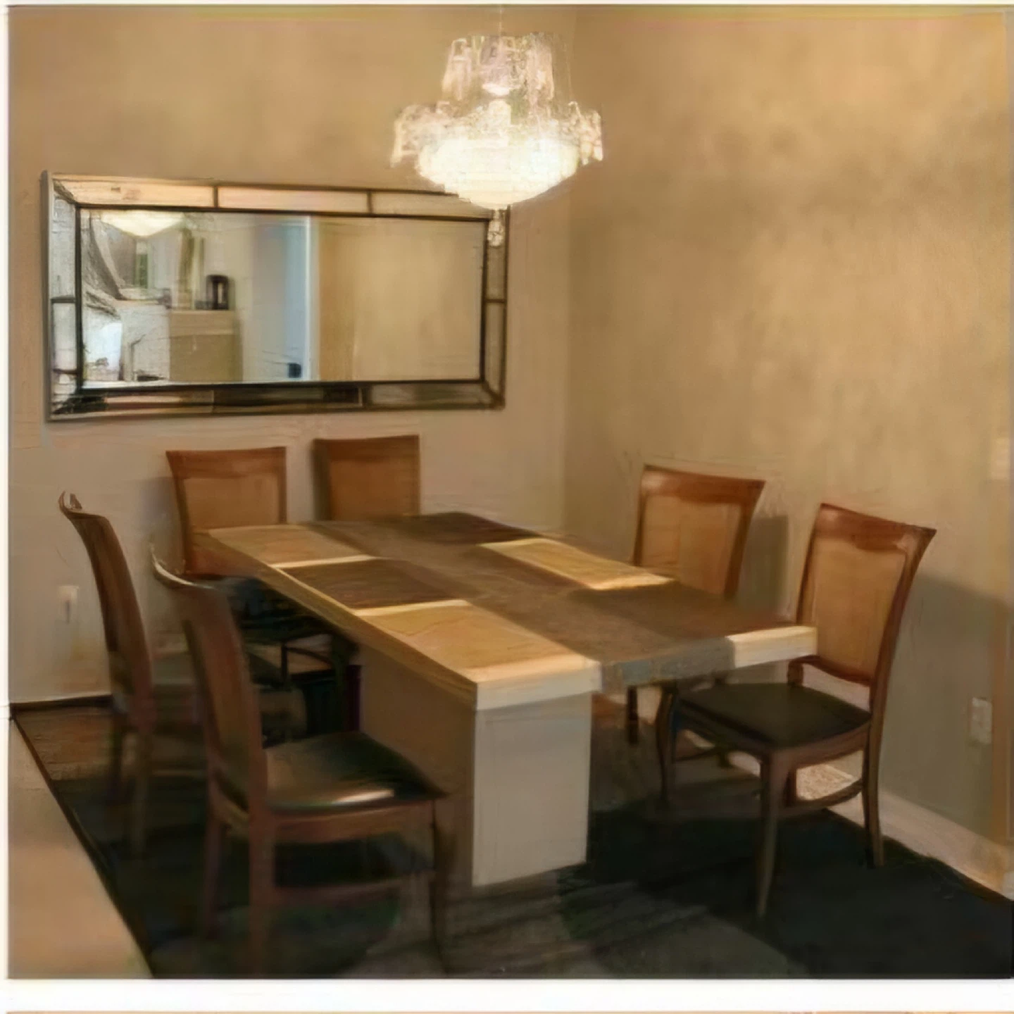 FREE: Premium Marble Dining Table - Heat Resistant & Easy Care