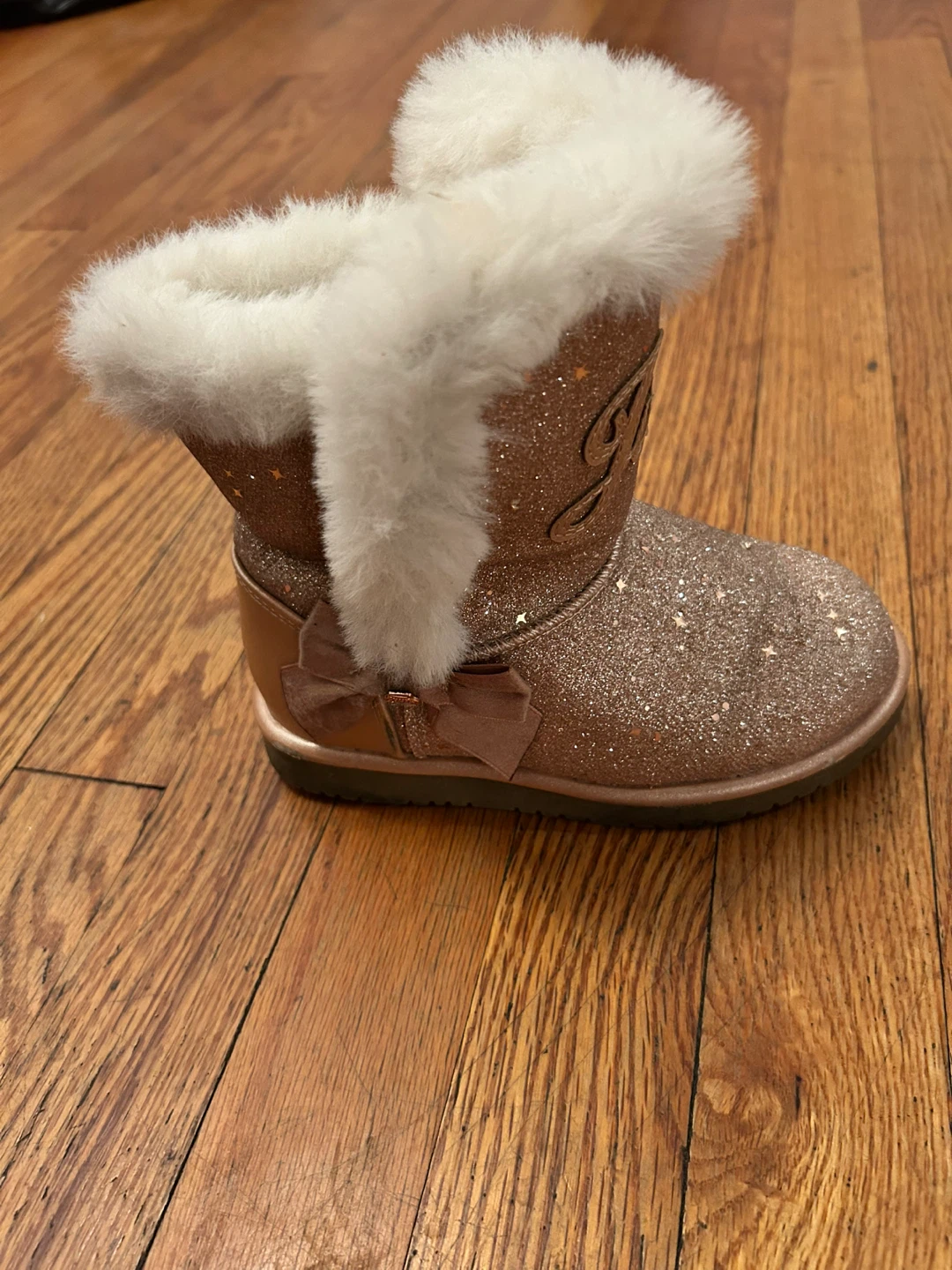 Glitter Juicy Couture children’s faux-fur winter boots - photo 3