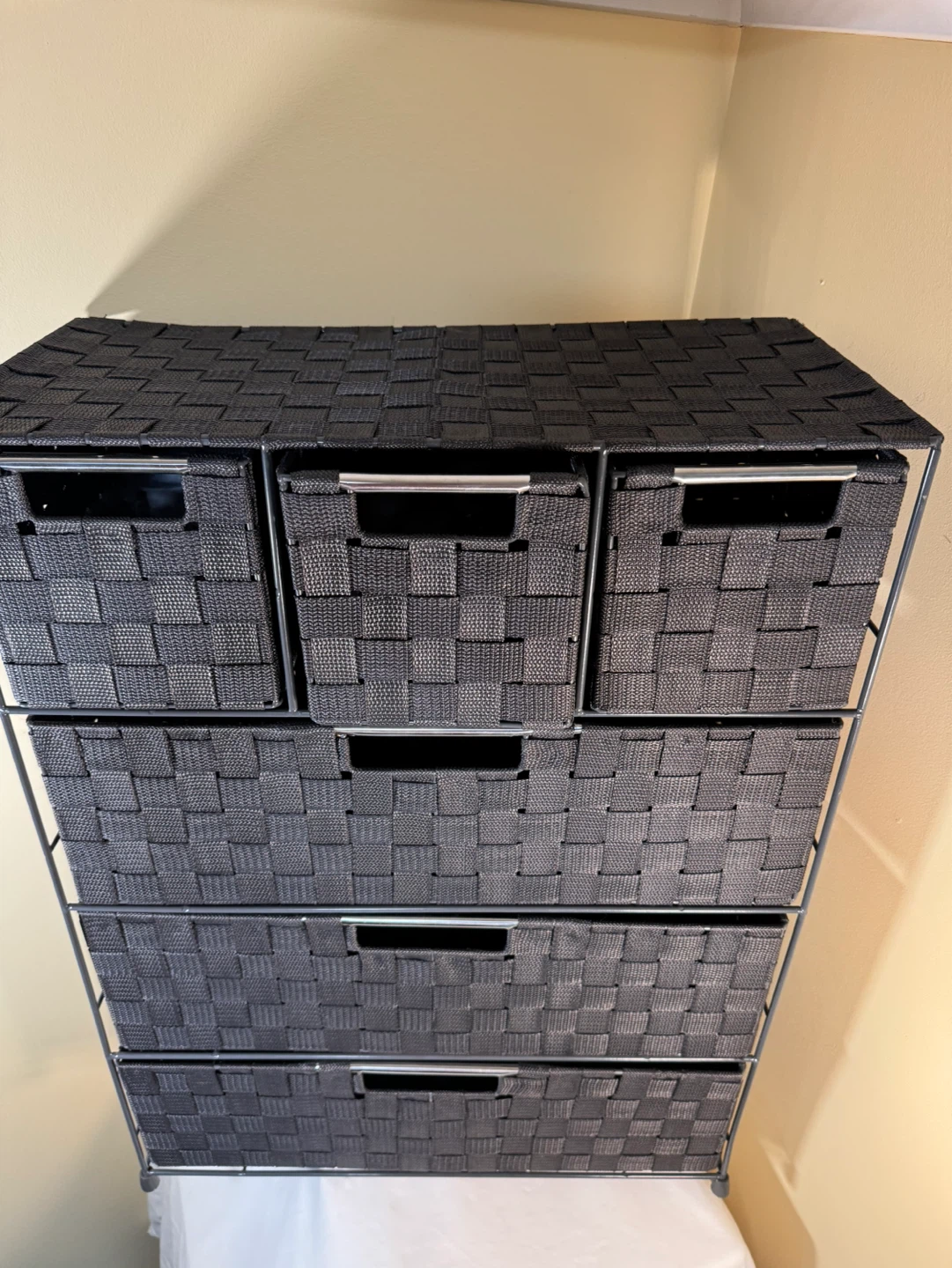 Dark Gray Fabric Drawer Storage Unit - photo 2